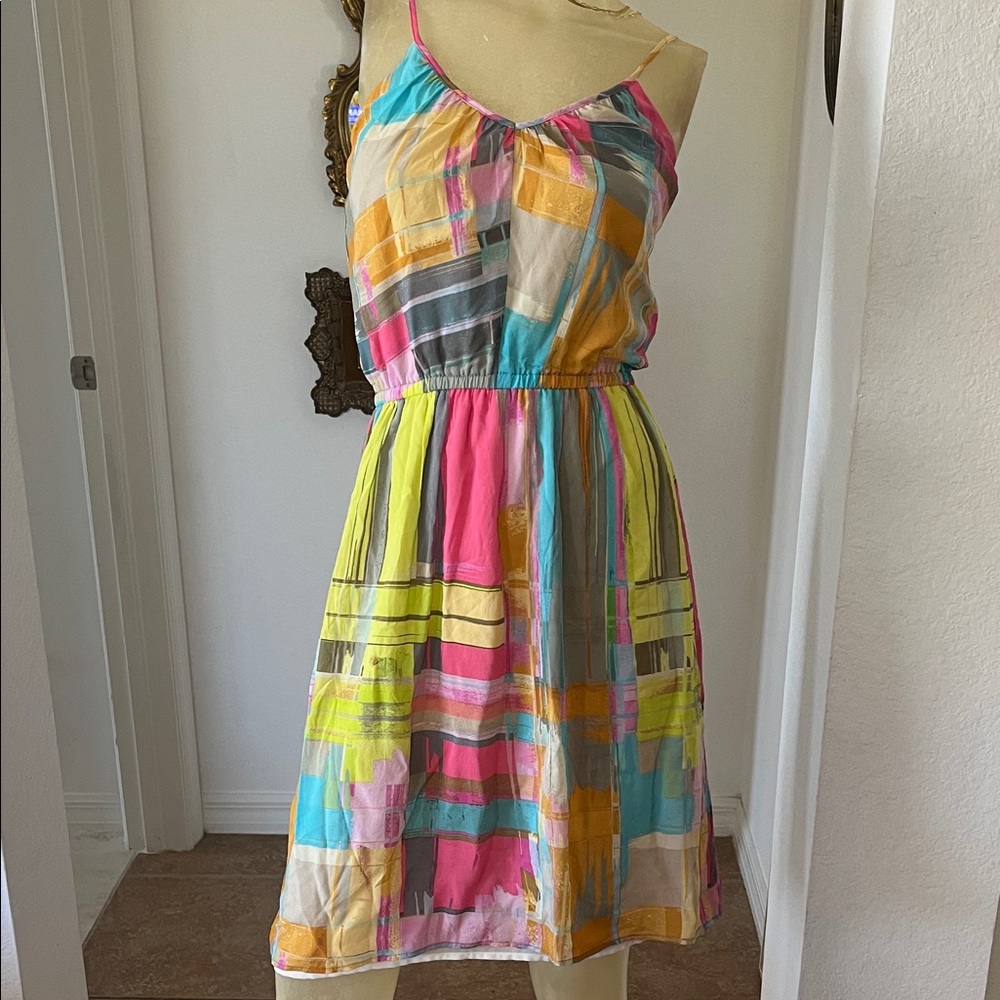 Trina Turk Multicolor Silk Blend Dress